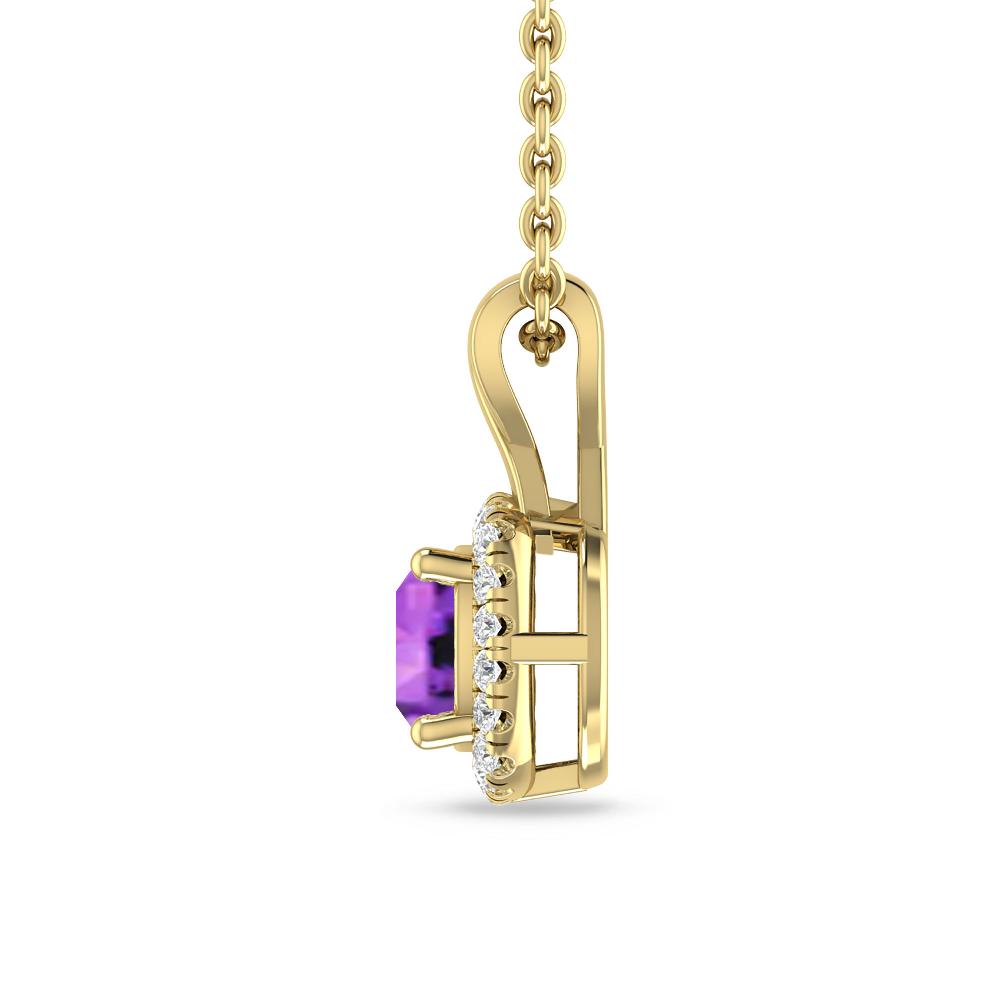 Yellow Gold - Amethyst