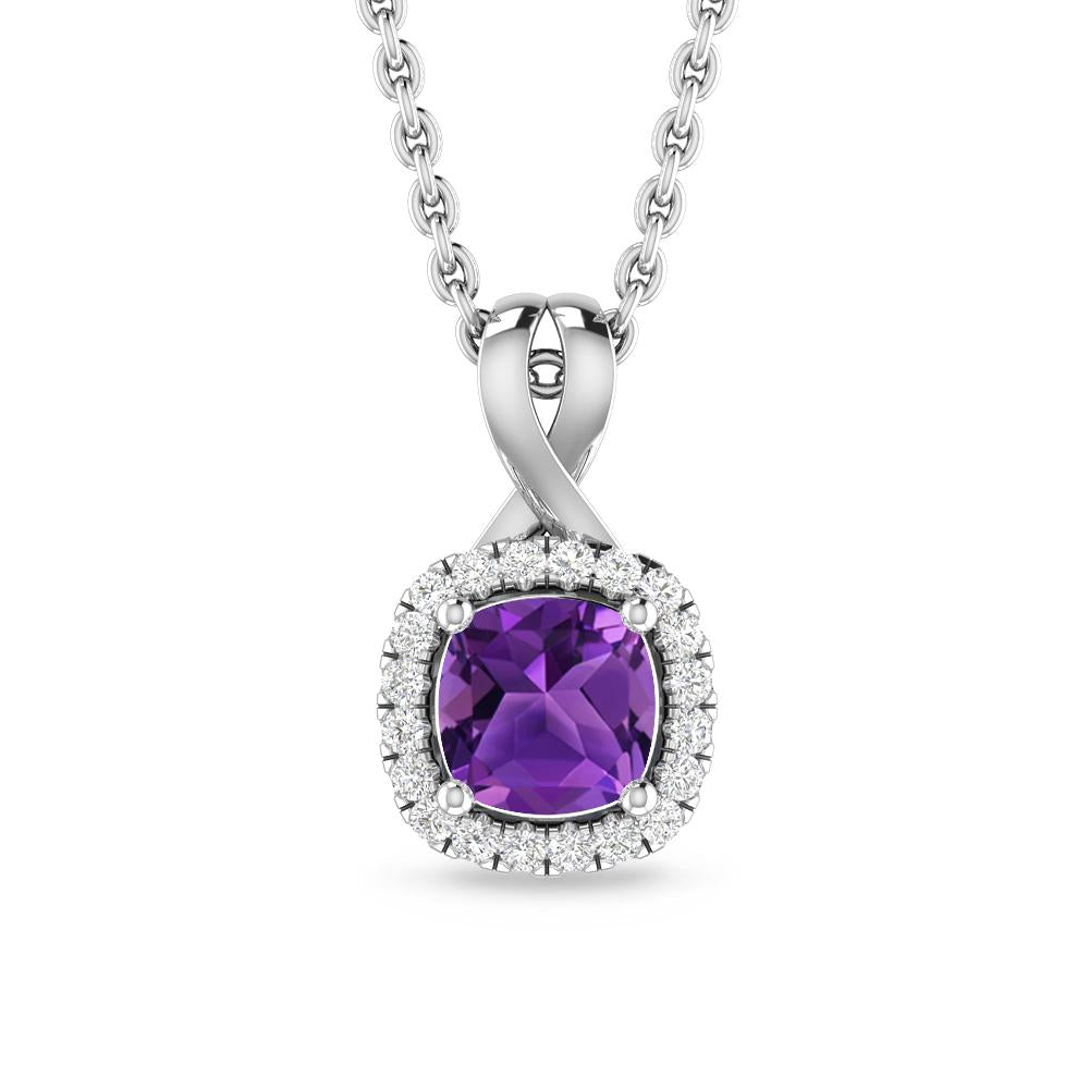 White Gold - Amethyst