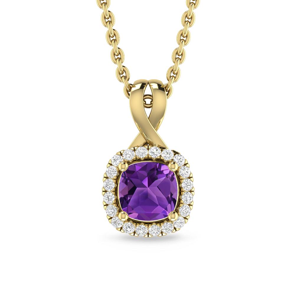 Yellow Gold - Amethyst