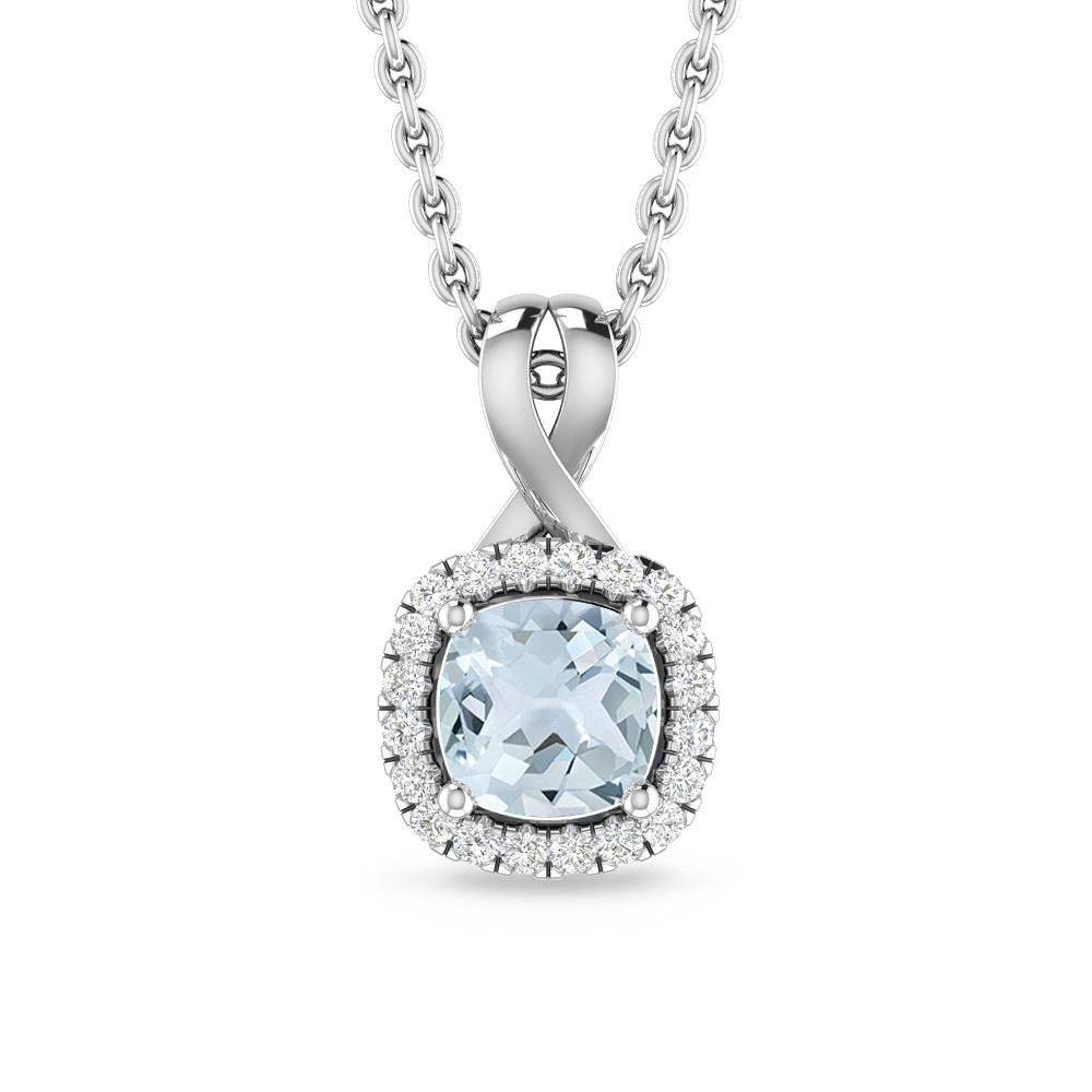 White Gold - Aquamarine