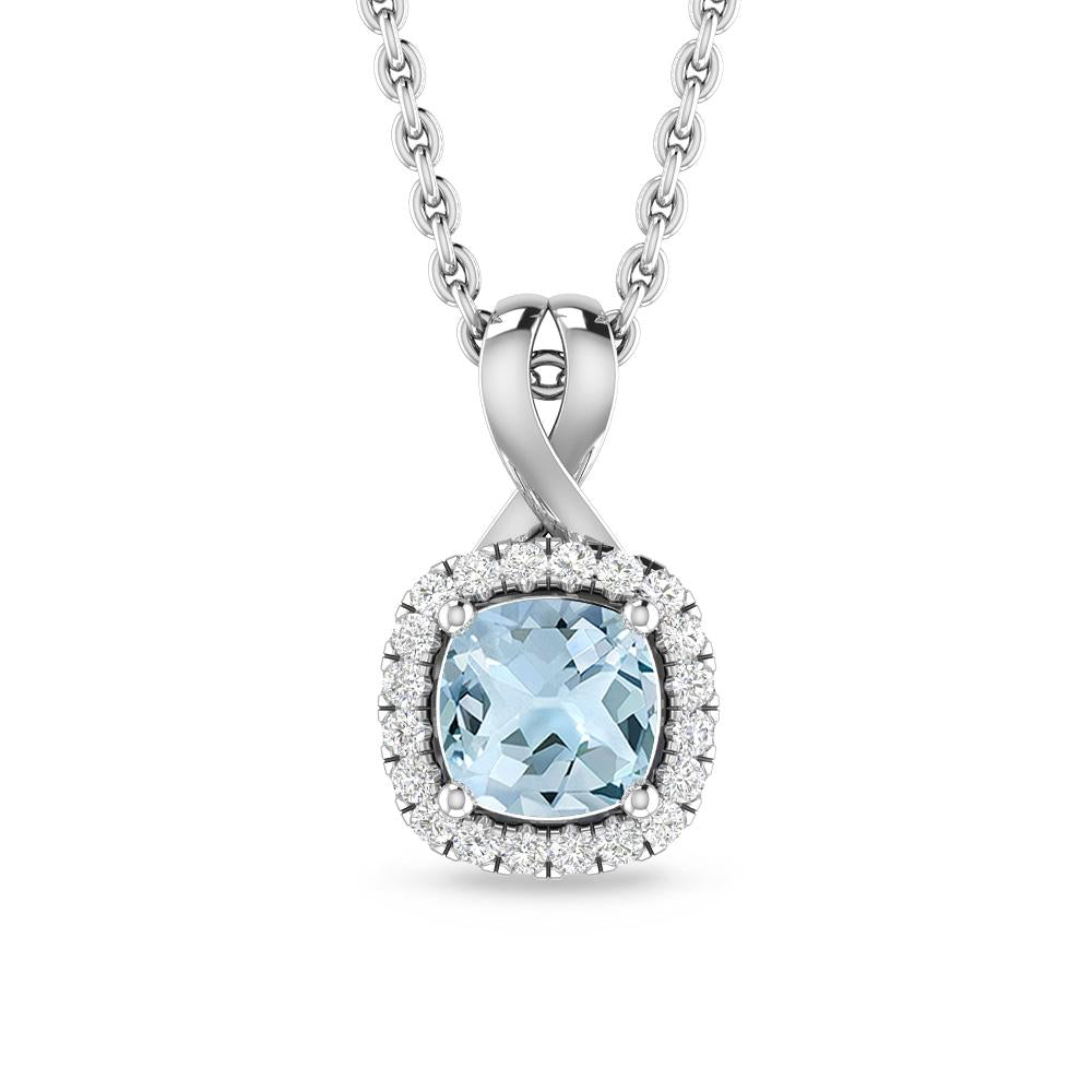 White Gold - Aquamarine