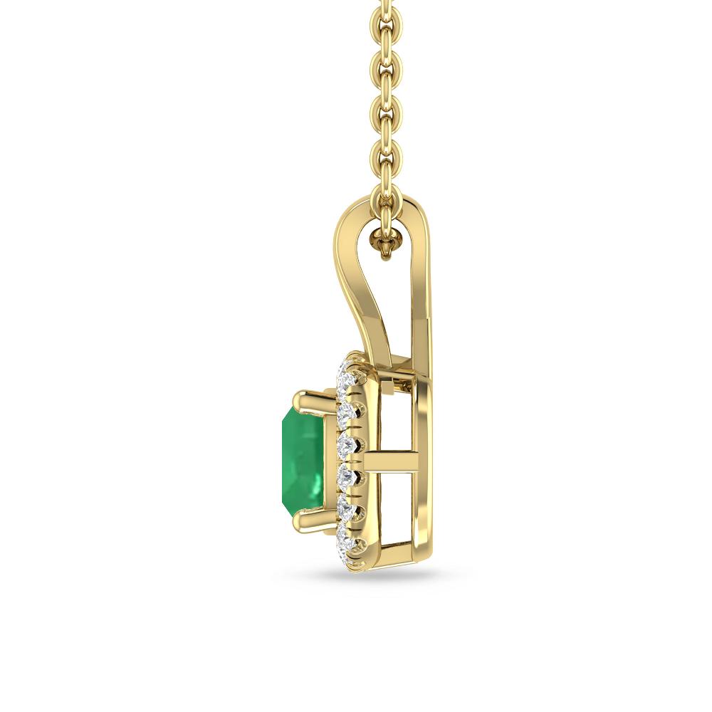 Yellow Gold - Emerald