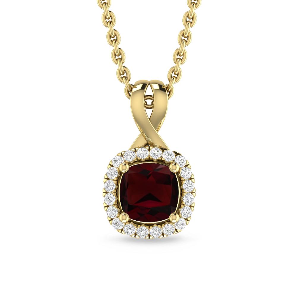 Yellow Gold - Garnet