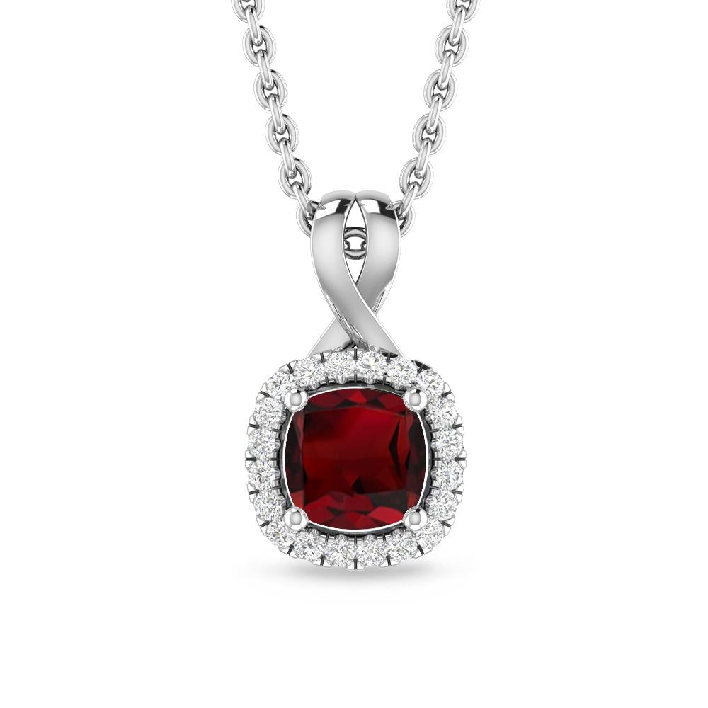 White Gold - Garnet