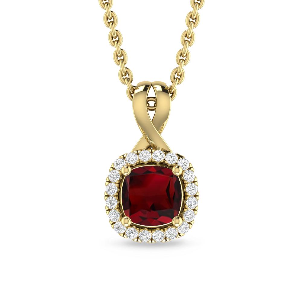 Yellow Gold - Garnet