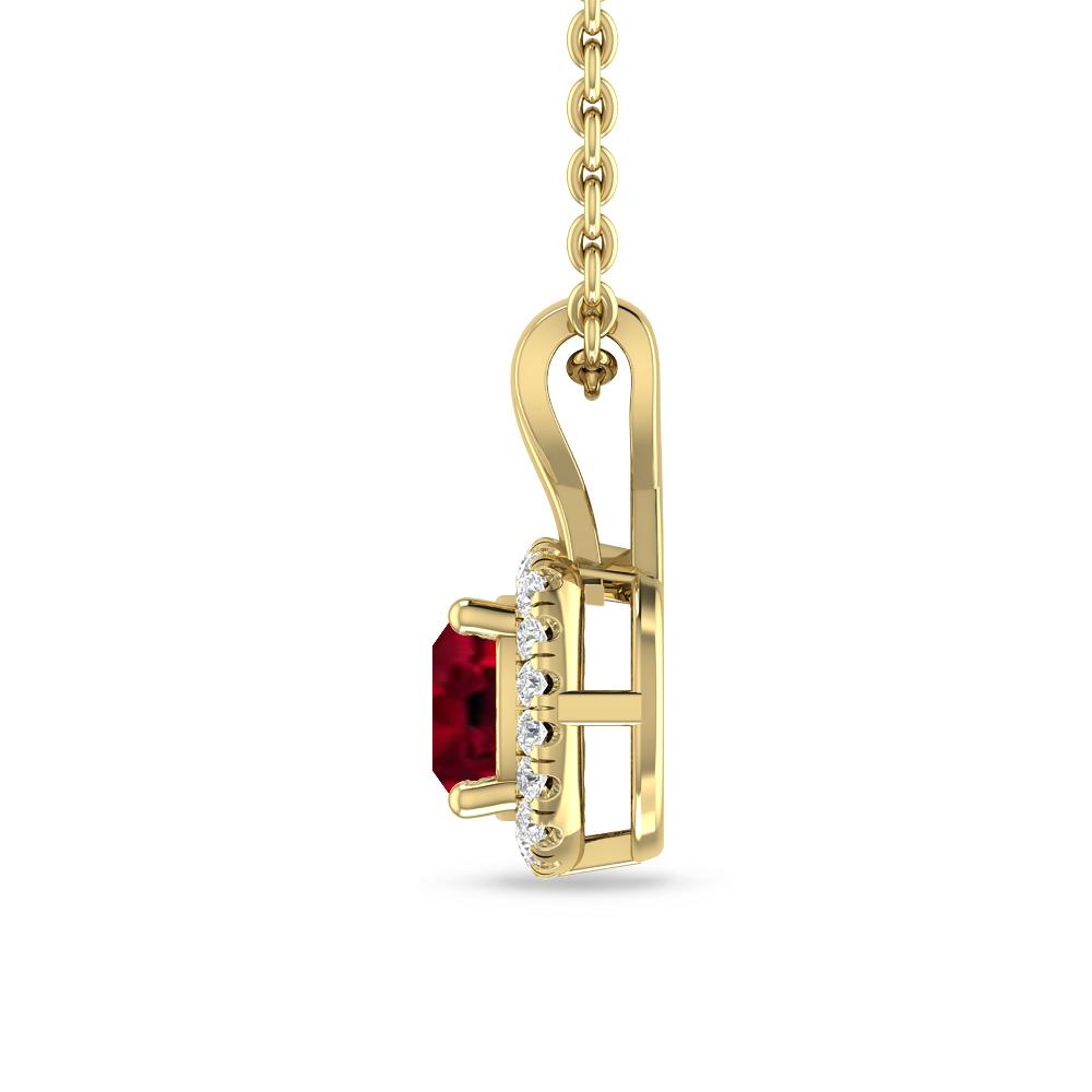 Yellow Gold - Garnet