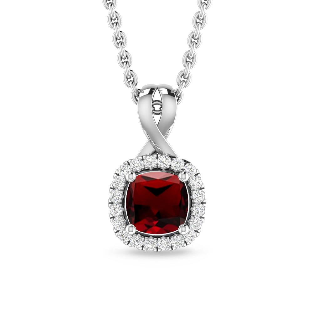 White Gold - Garnet