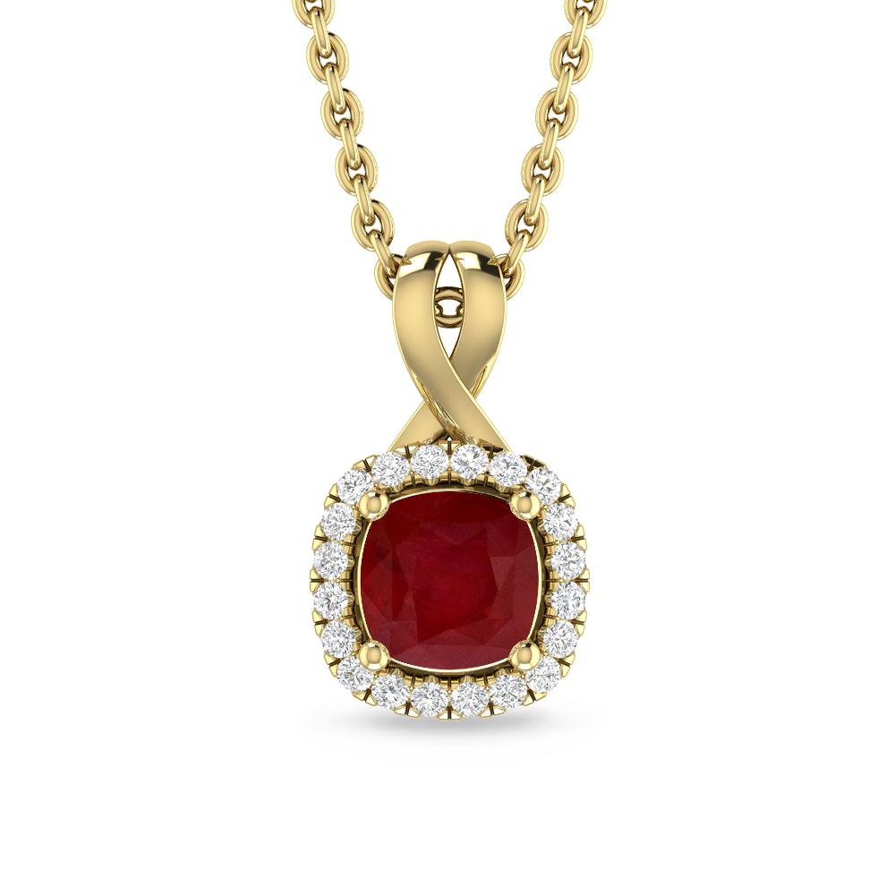 Yellow Gold - Ruby