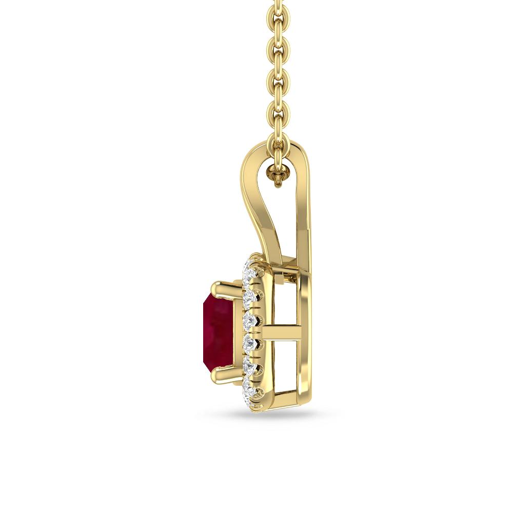 Yellow Gold - Ruby