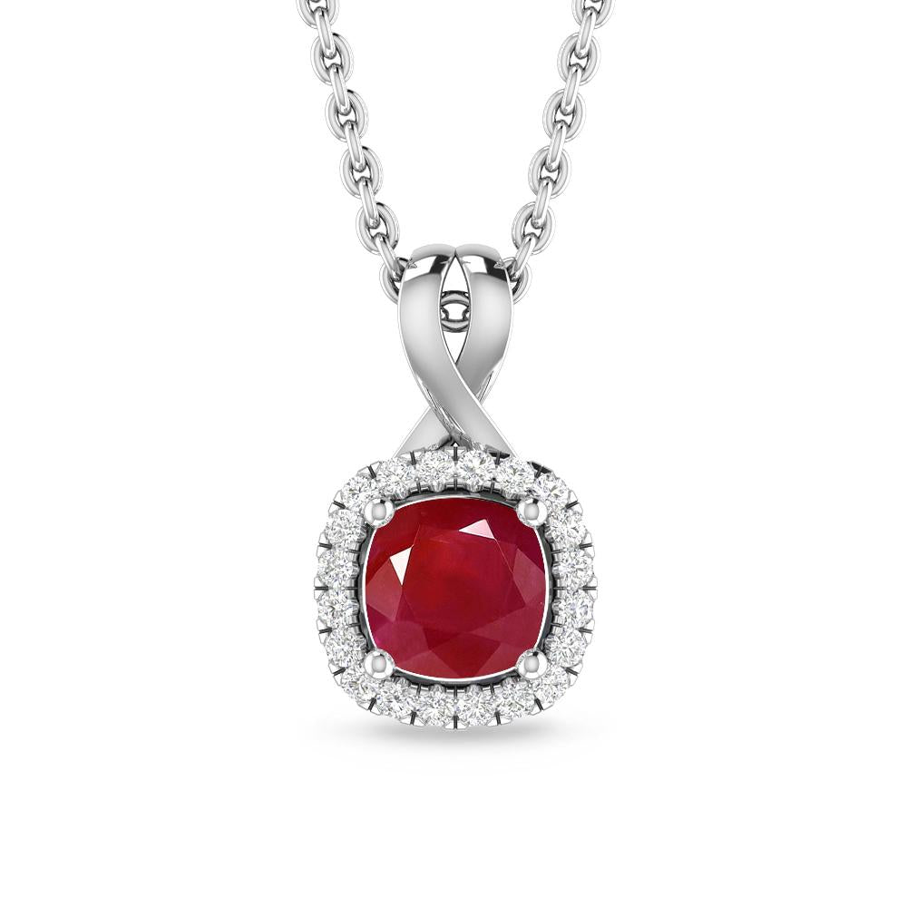 White Gold - Ruby