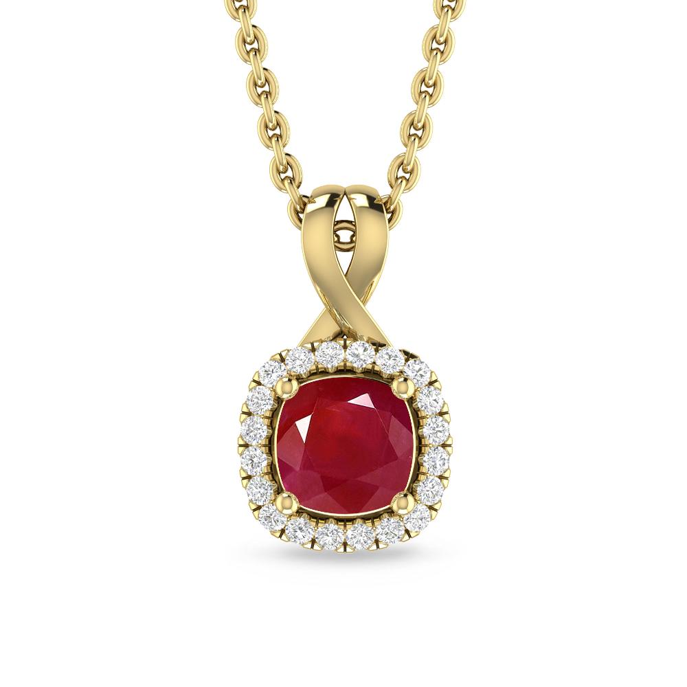 Yellow Gold - Ruby