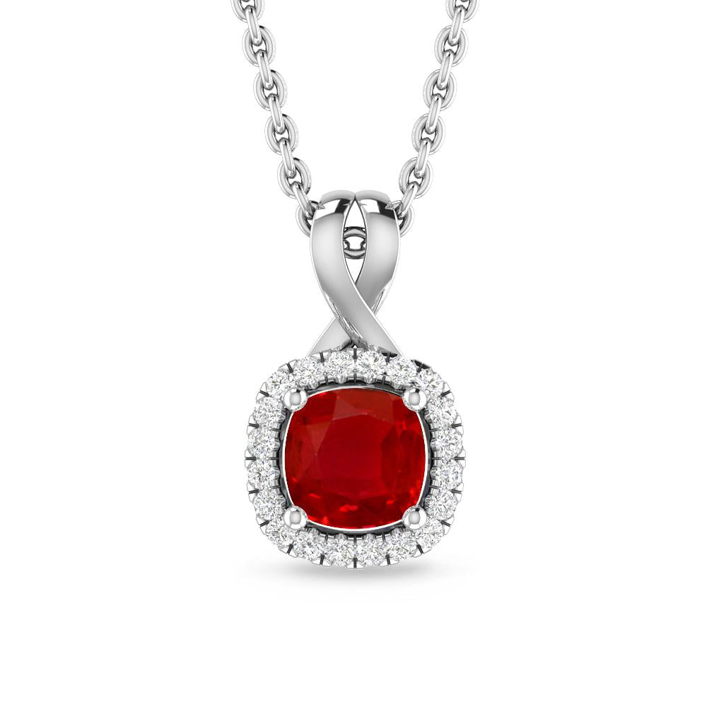 White Gold - Ruby