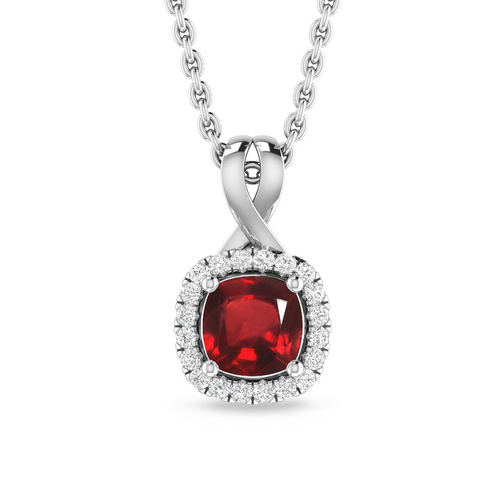 White Gold - Ruby