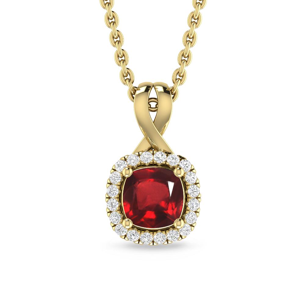 Yellow Gold - Ruby