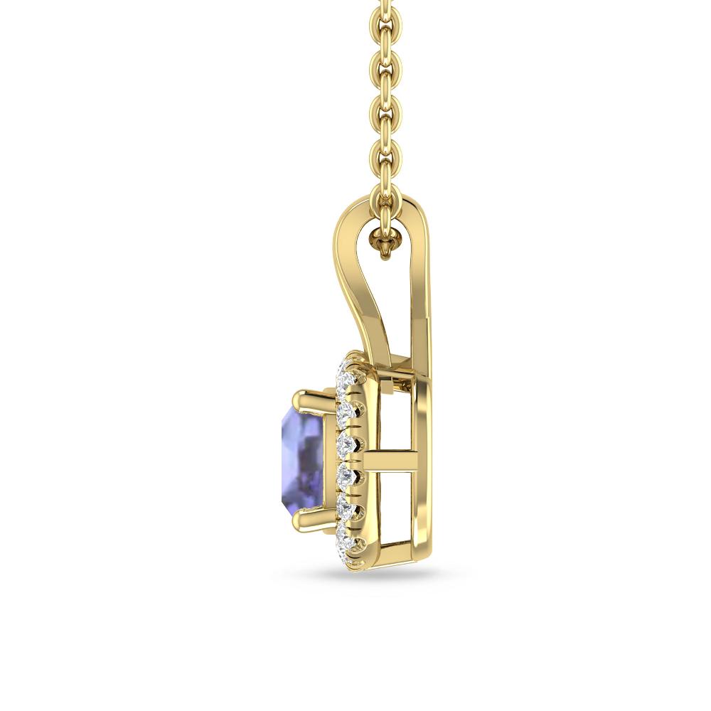 Yellow Gold - Tanzanite