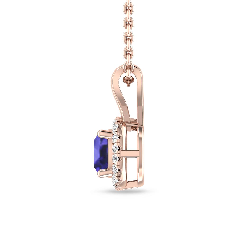 Rose Gold - Tanzanite