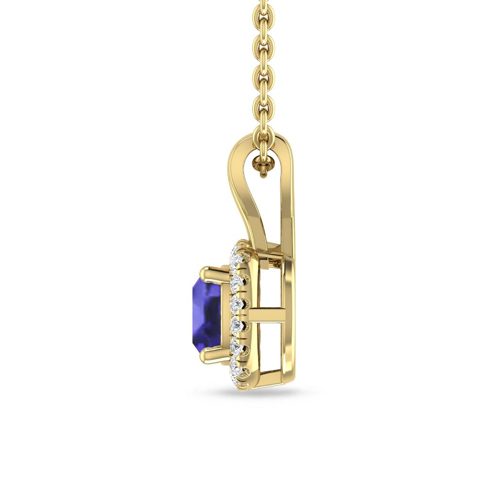 Yellow Gold - Tanzanite