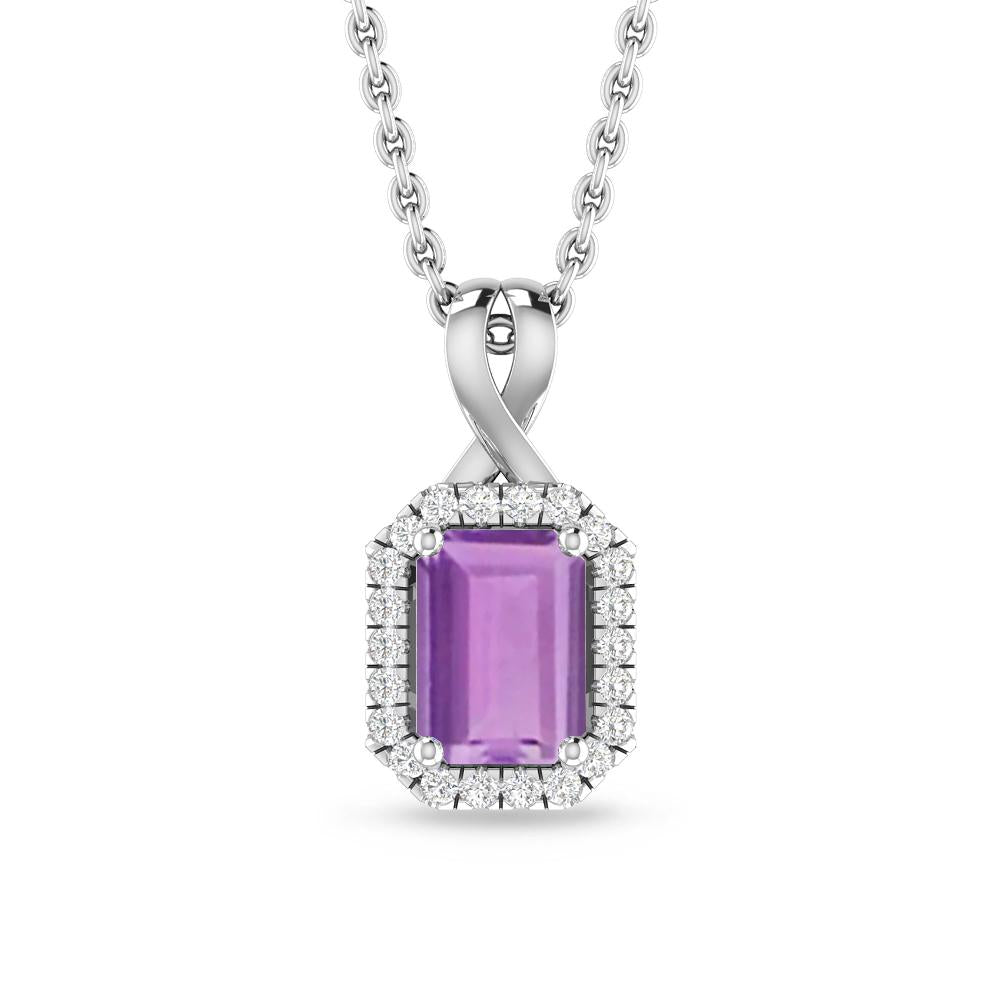 White Gold - Amethyst