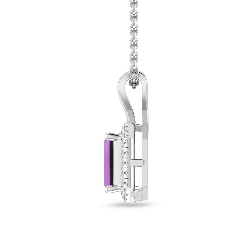 White Gold - Amethyst