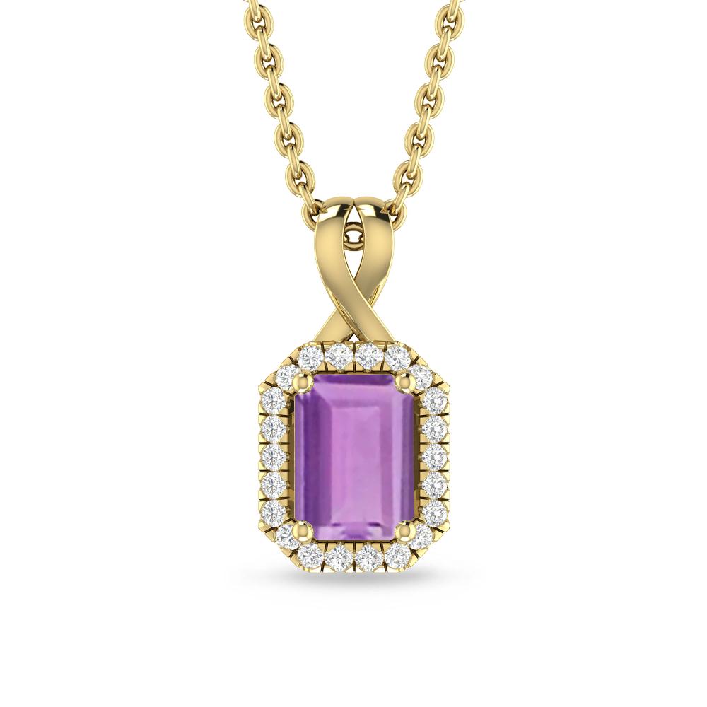 Yellow Gold - Amethyst