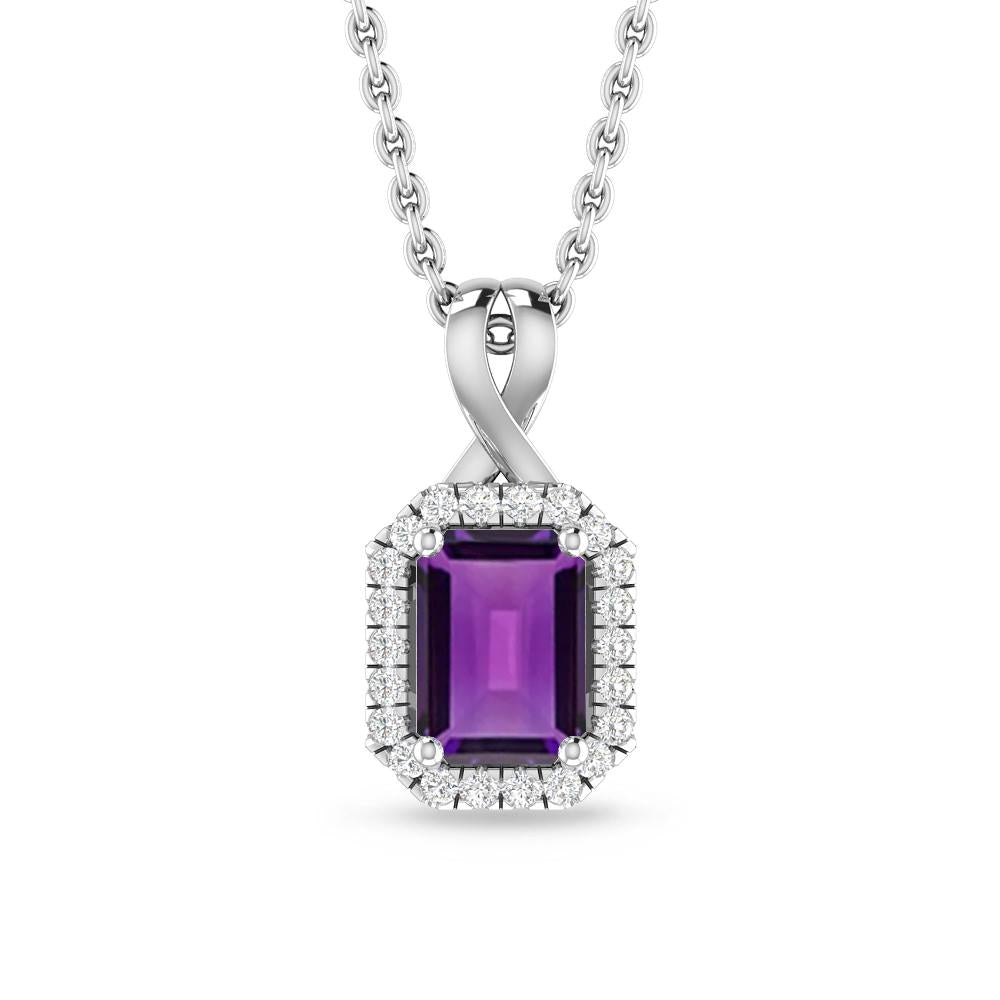 White Gold - Amethyst