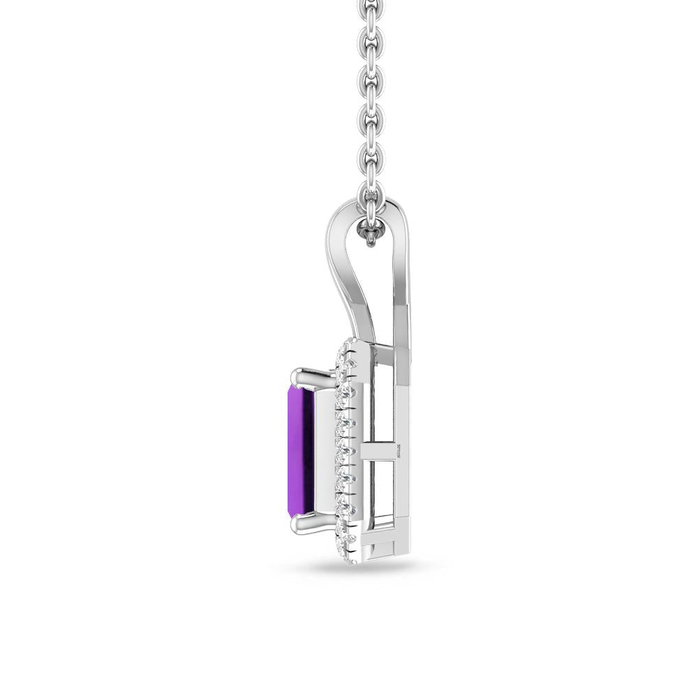 White Gold - Amethyst