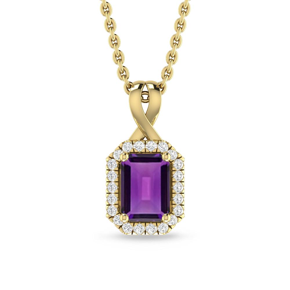 Yellow Gold - Amethyst