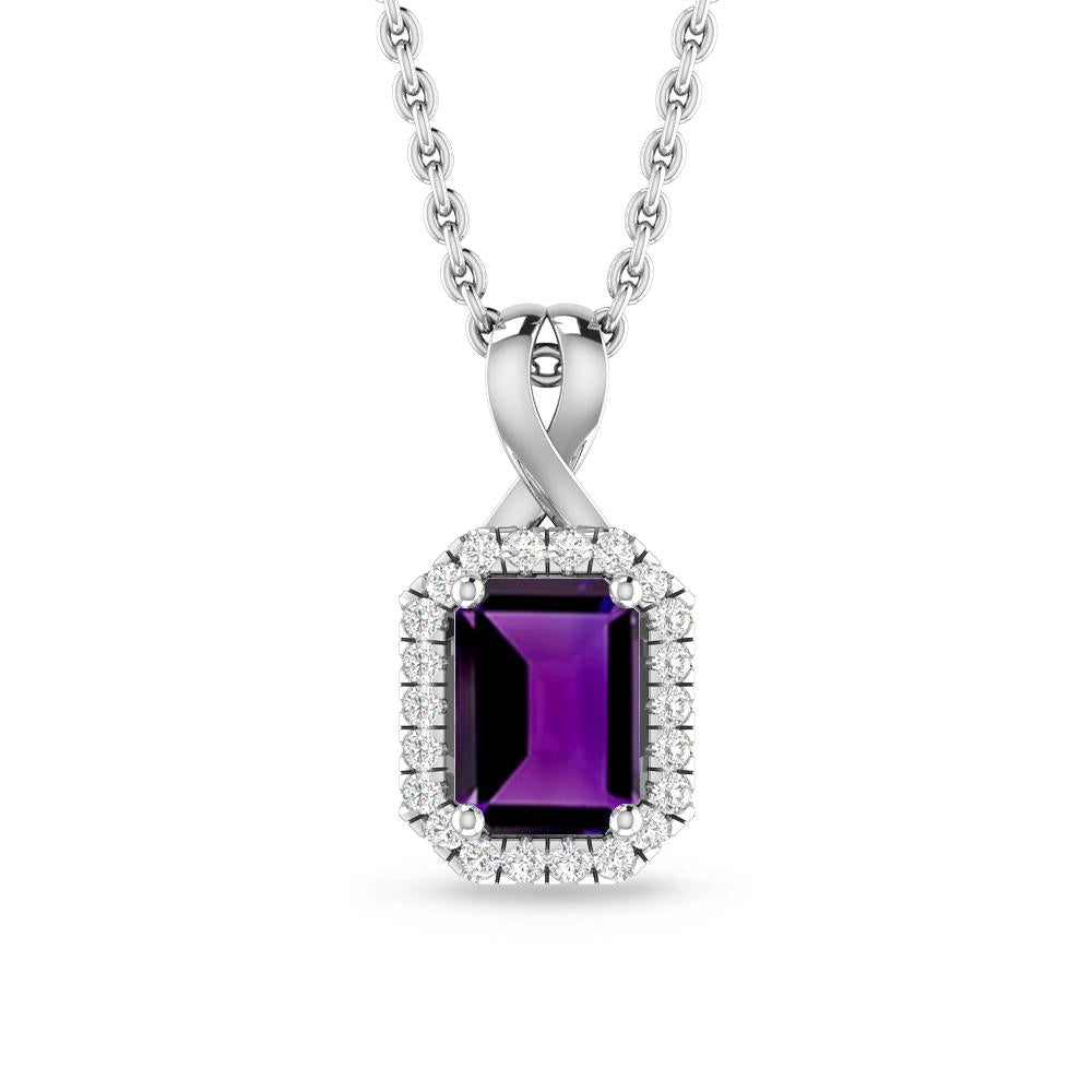 White Gold - Amethyst