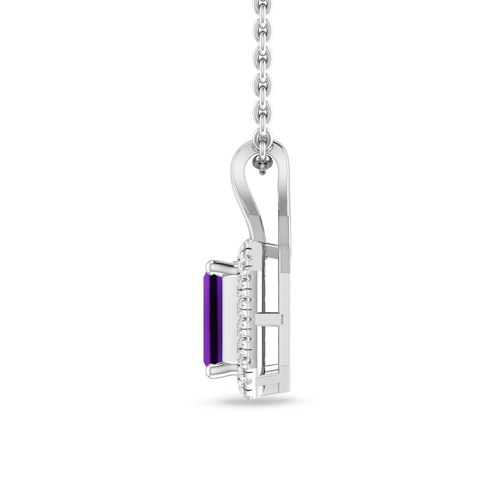 White Gold - Amethyst