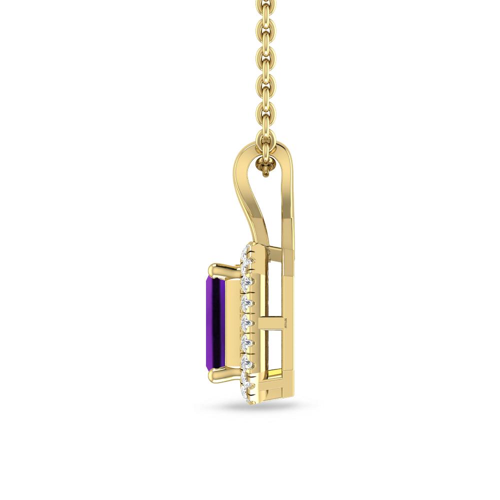 Yellow Gold - Amethyst