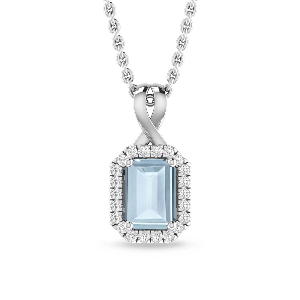 White Gold - Aquamarine