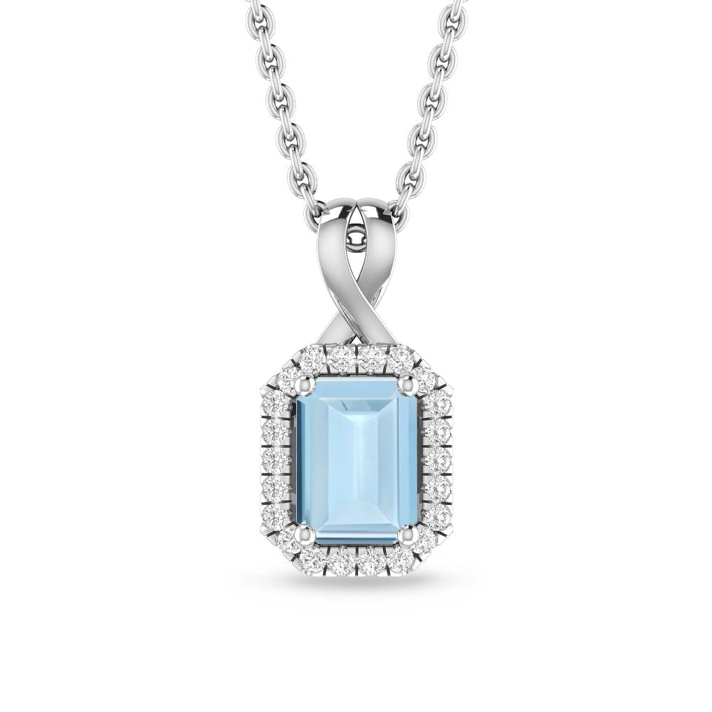 White Gold - Aquamarine