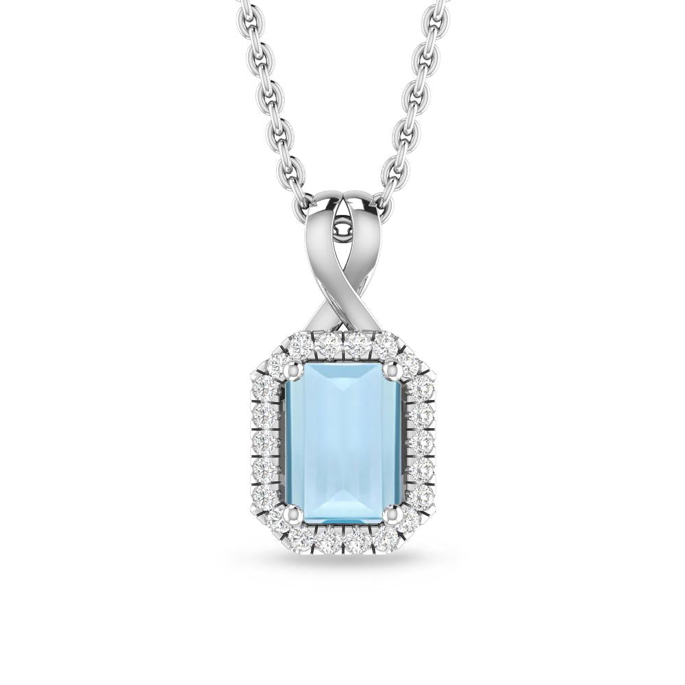 White Gold - Aquamarine