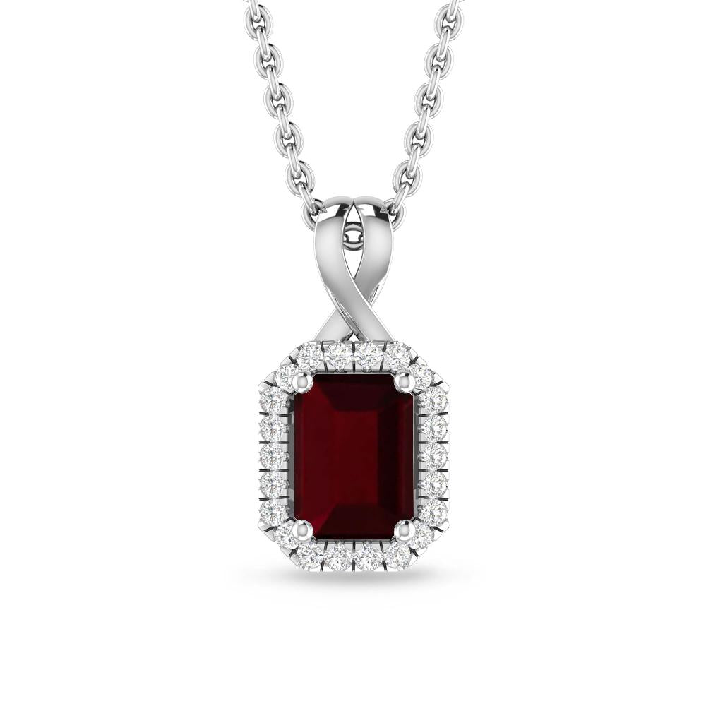 White Gold - Garnet