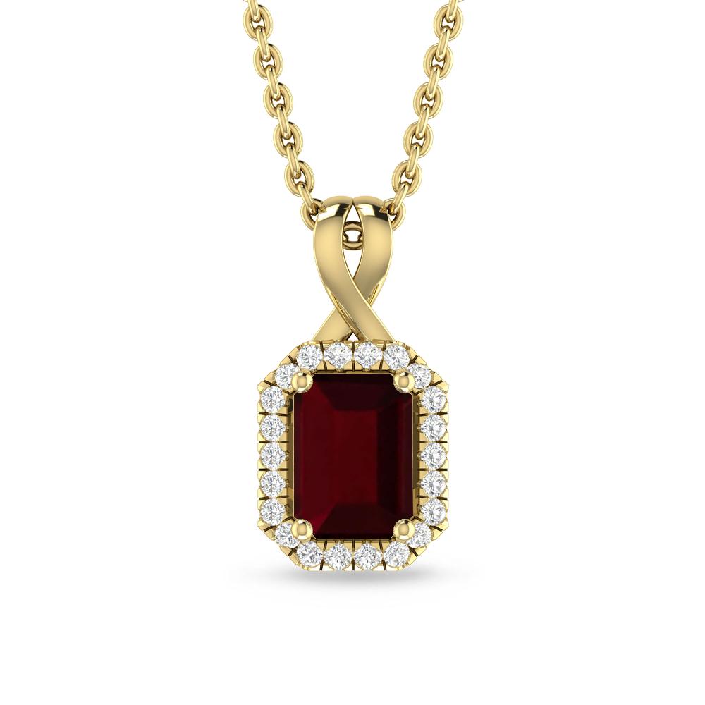 Yellow Gold - Garnet