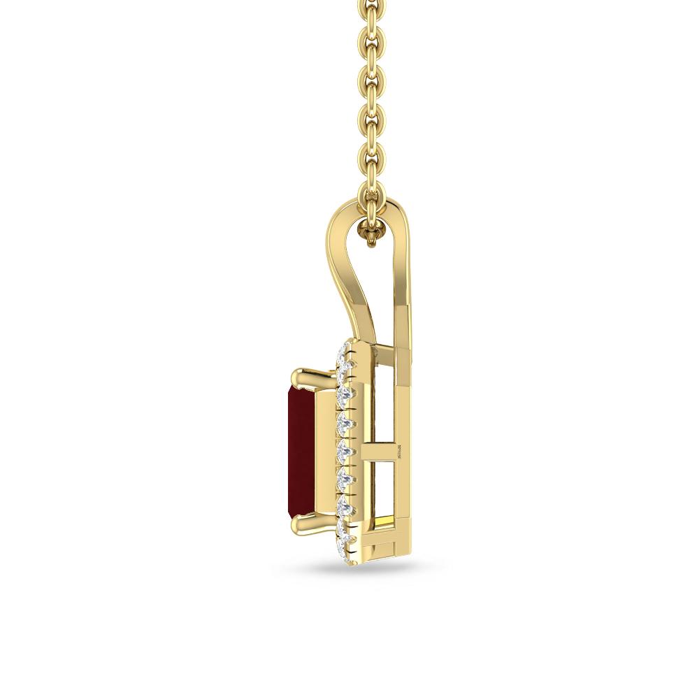 Yellow Gold - Garnet