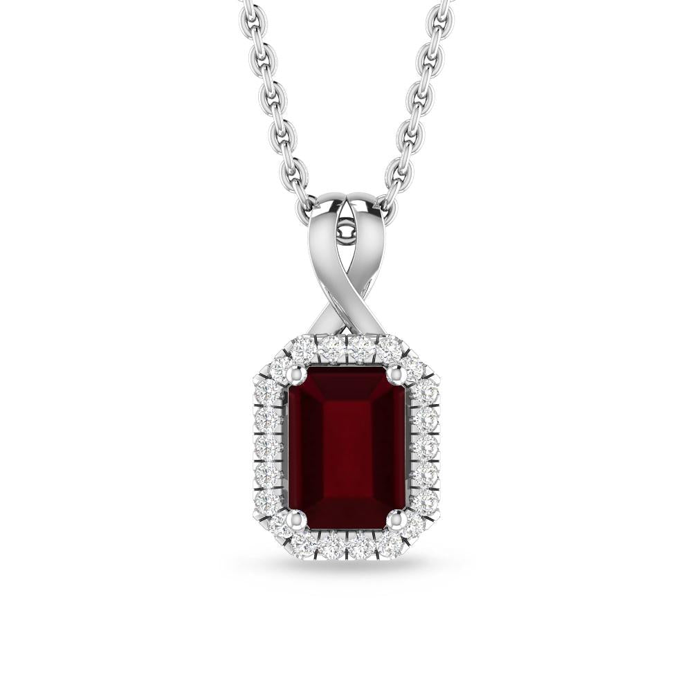 White Gold - Garnet