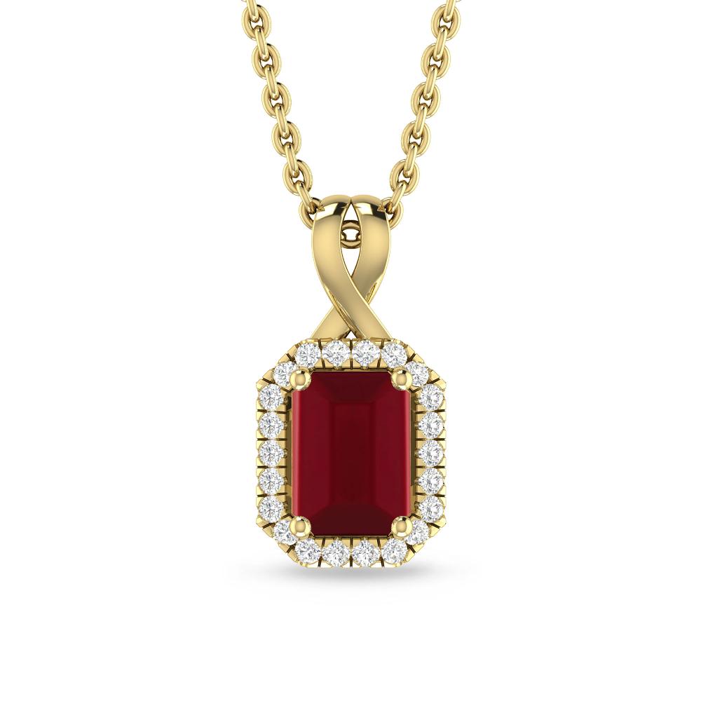 Yellow Gold - Garnet