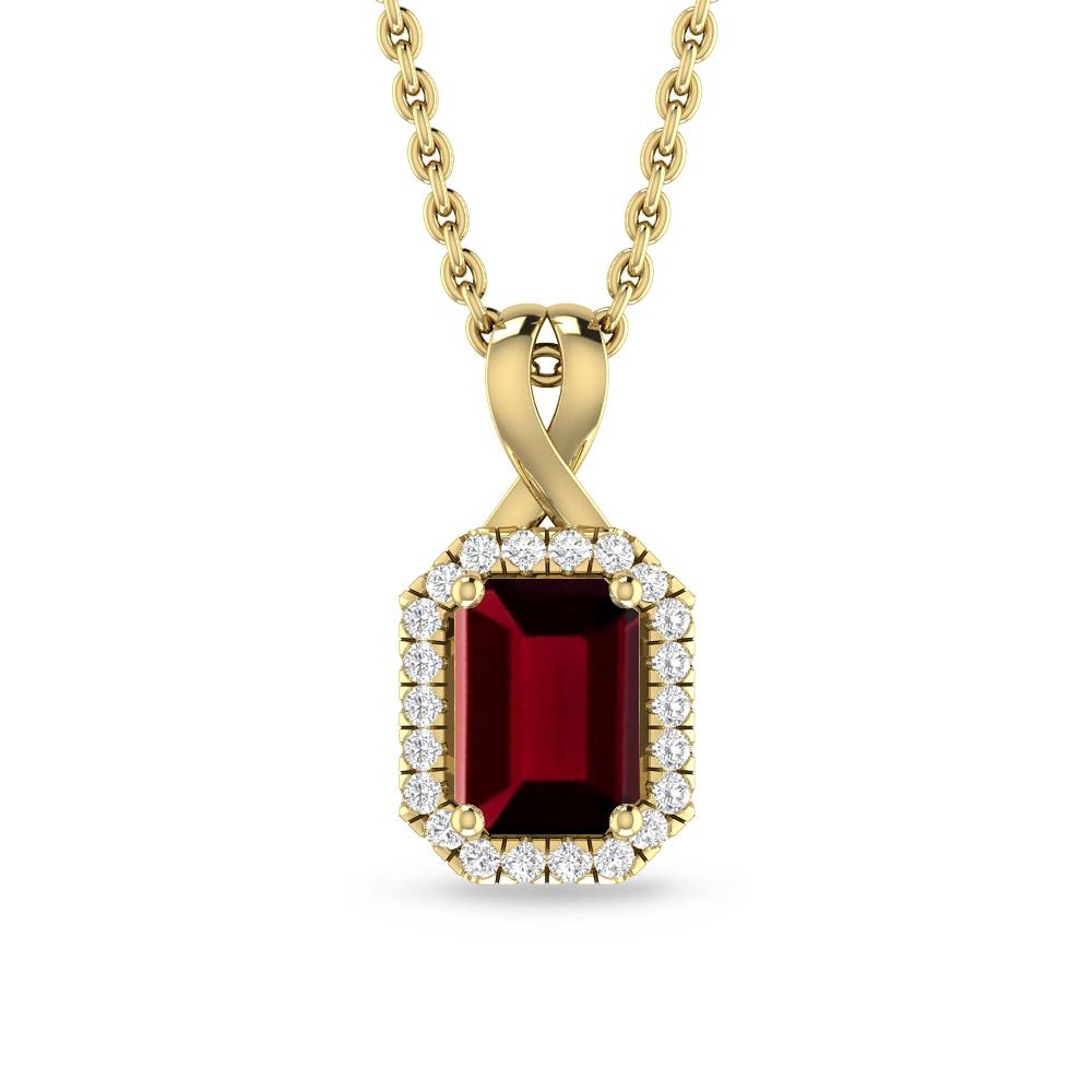 Yellow Gold - Garnet