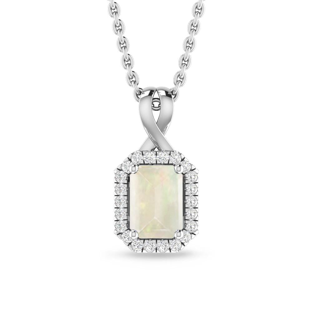 White Gold - Opal