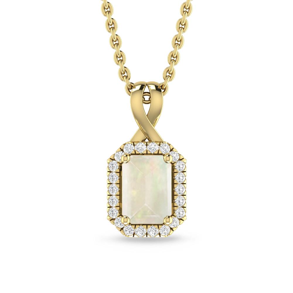 Yellow Gold - Opal