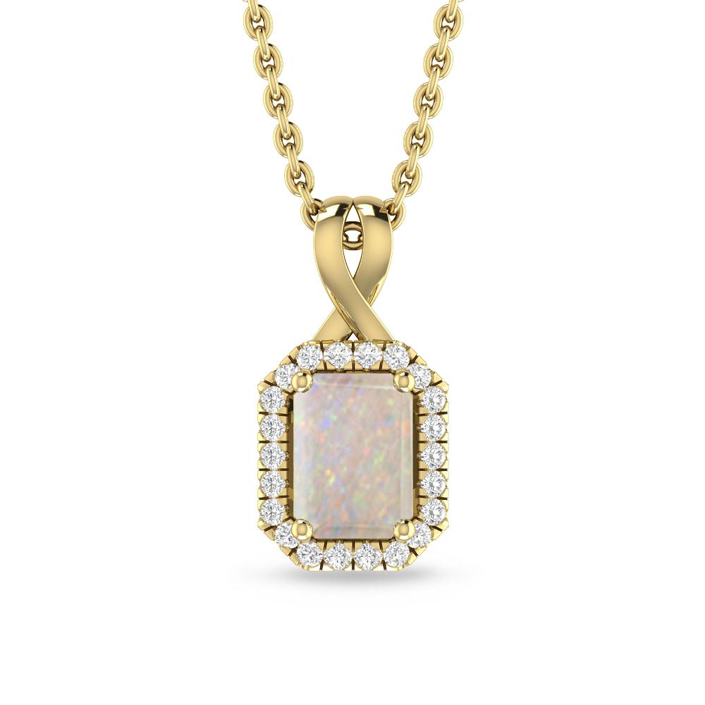 Yellow Gold - Opal