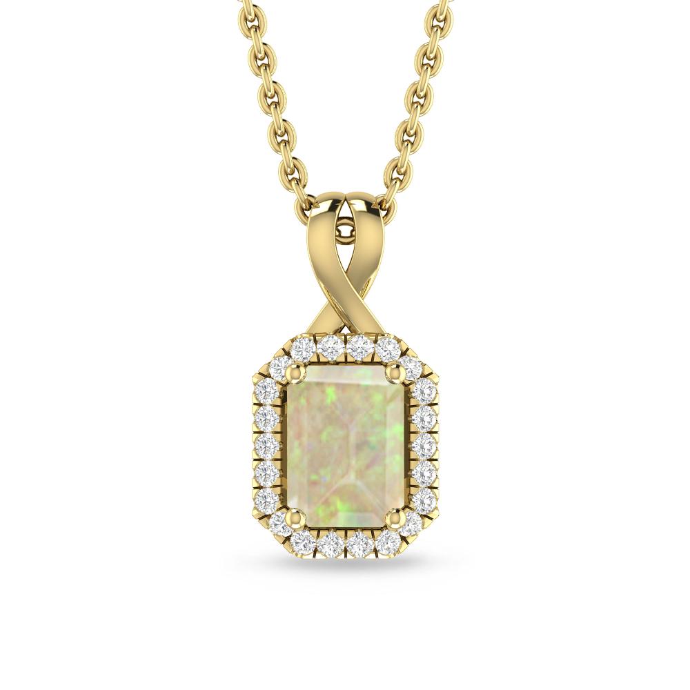 Yellow Gold - Opal