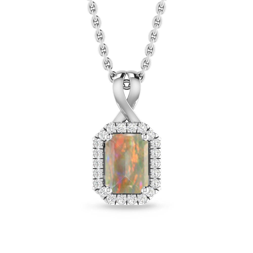 White Gold - Opal