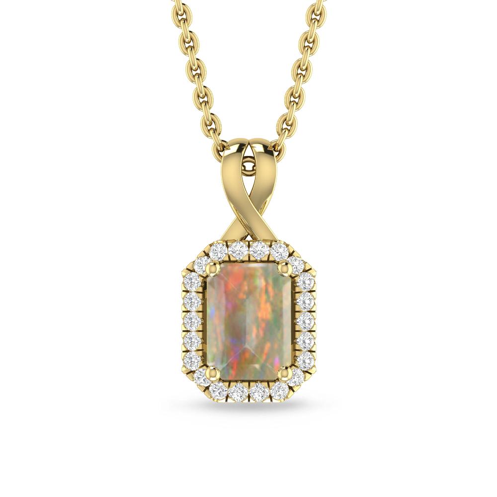 Yellow Gold - Opal