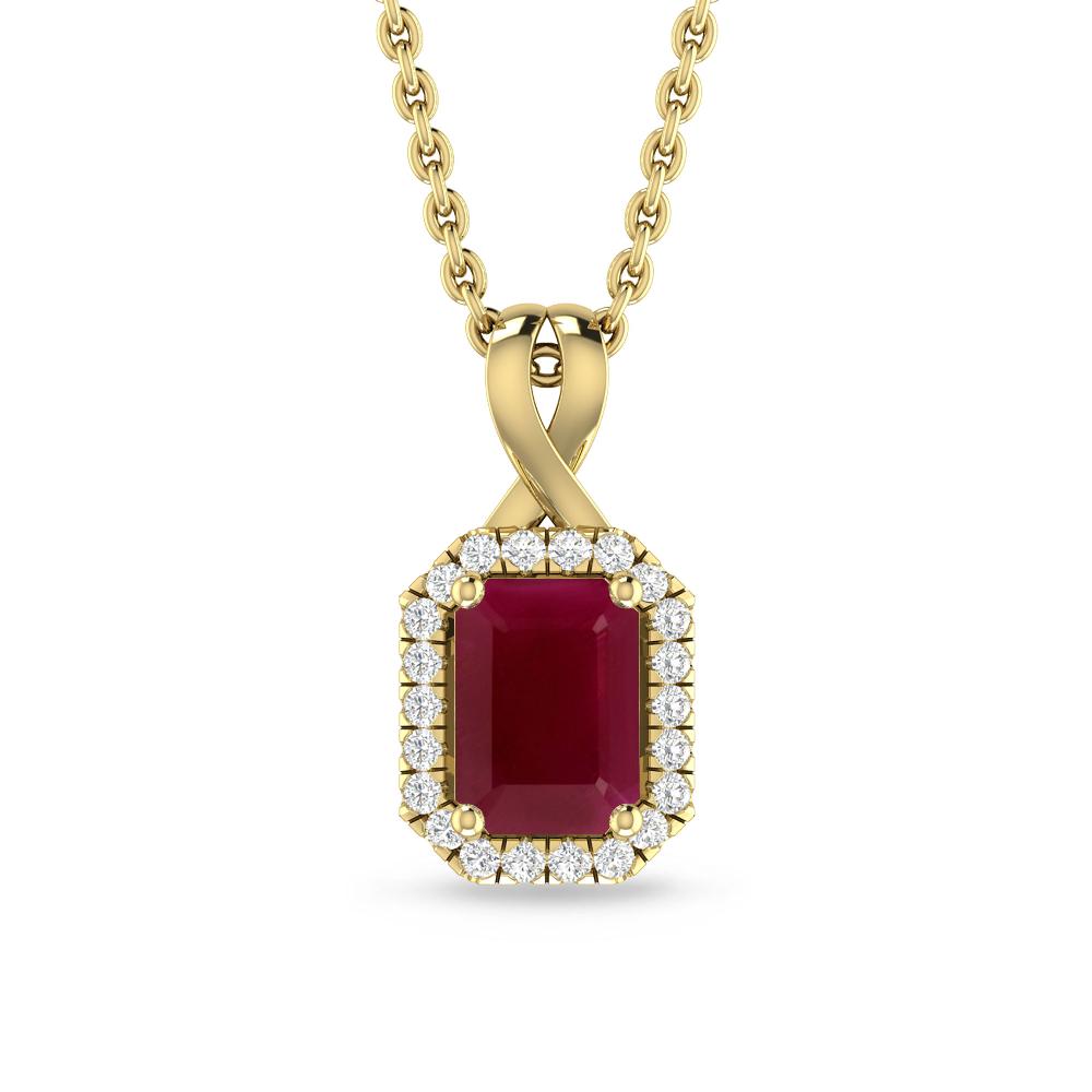 Yellow Gold - Ruby