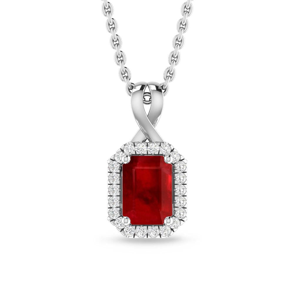 White Gold - Ruby