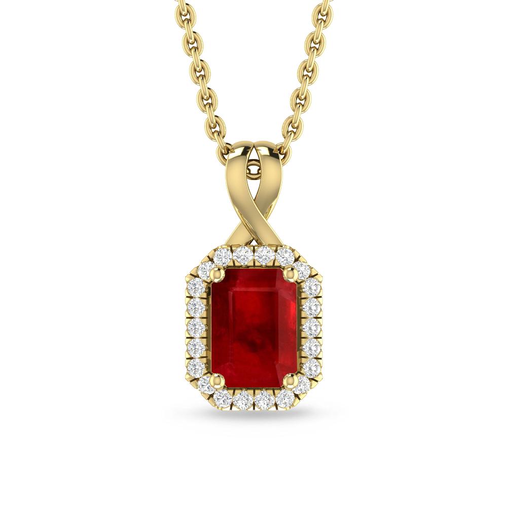 Yellow Gold - Ruby