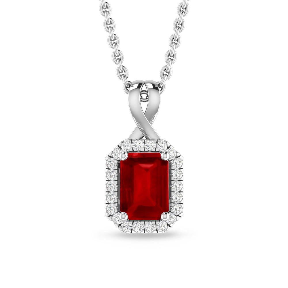 White Gold - Ruby