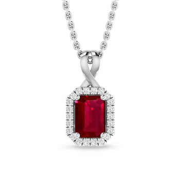 White Gold - Ruby